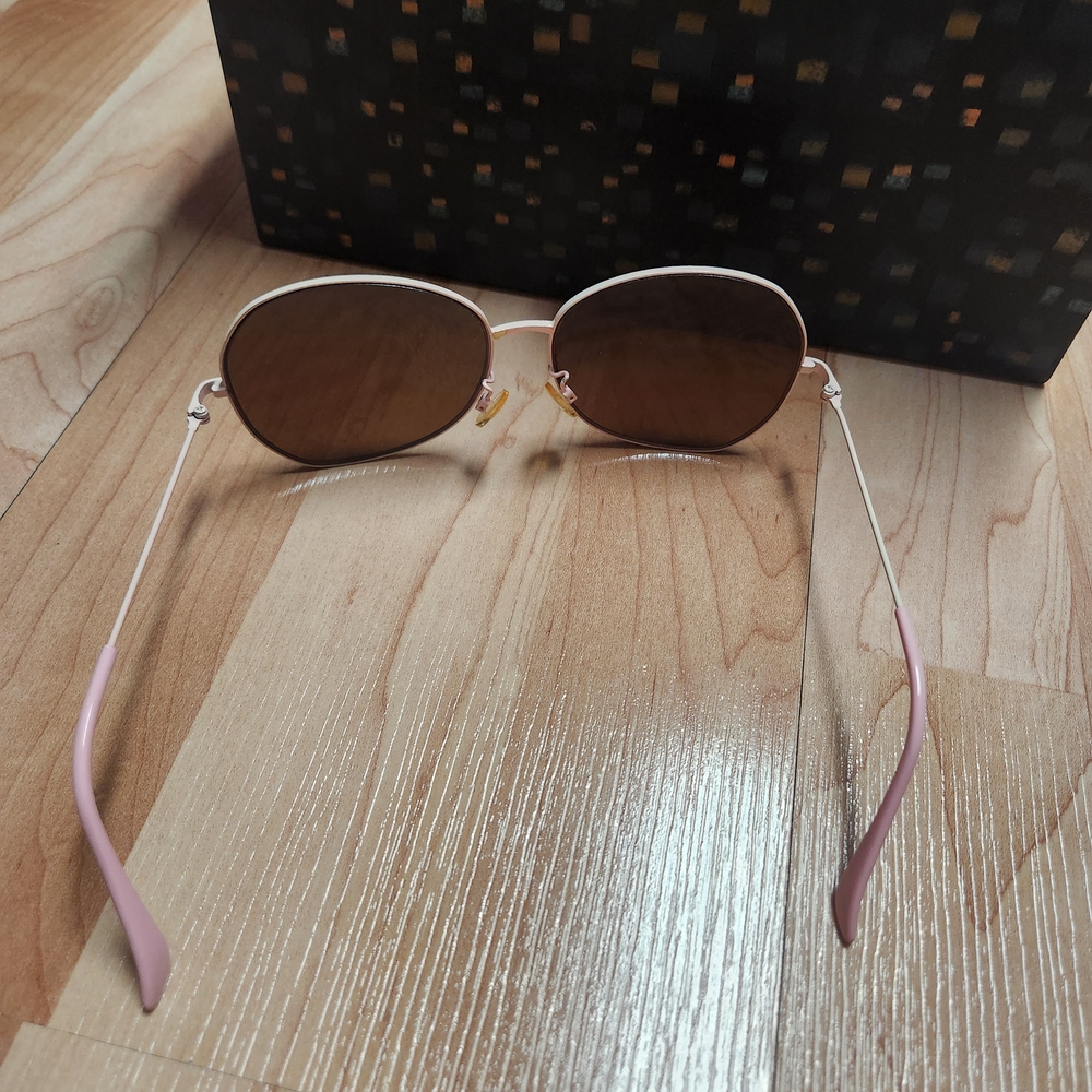 Pink Wire Frame Sunglasses - Picture 4 of 4
